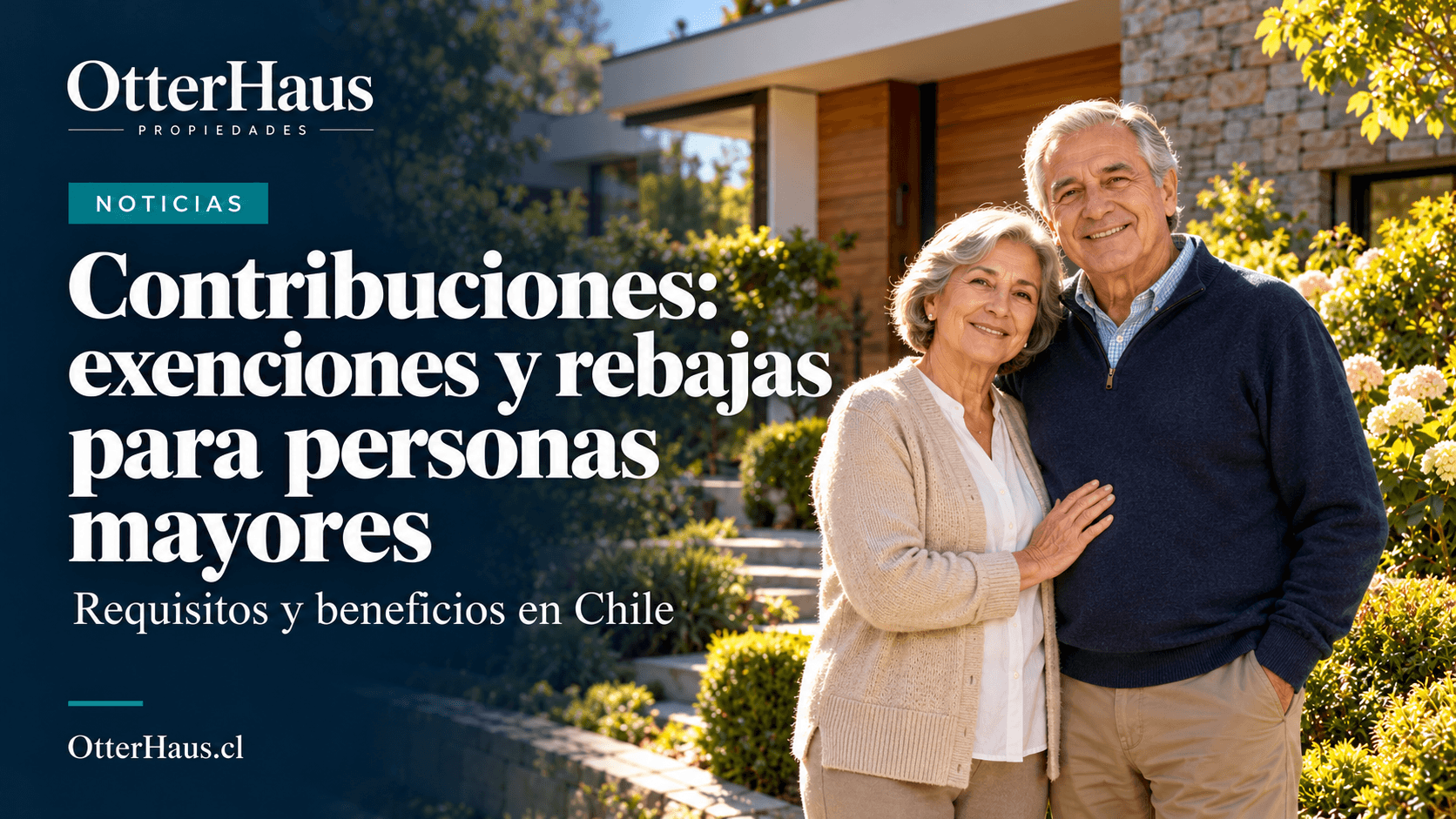 Chilean Seniors in a Sunlit Garden